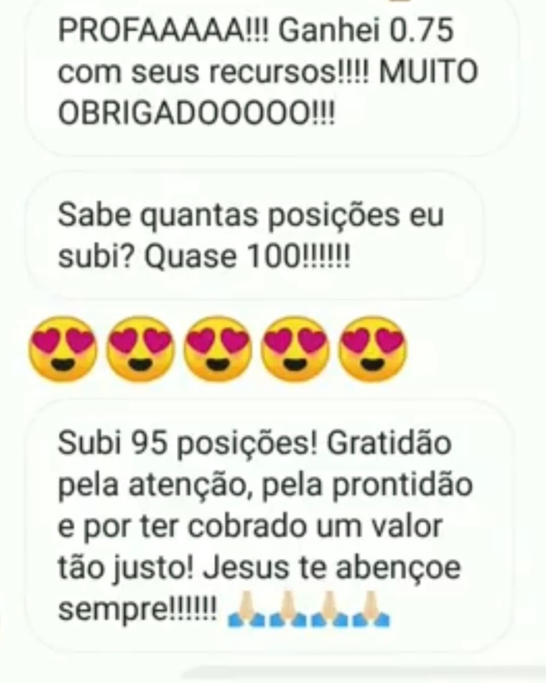 Depoimento de aluno aprovado